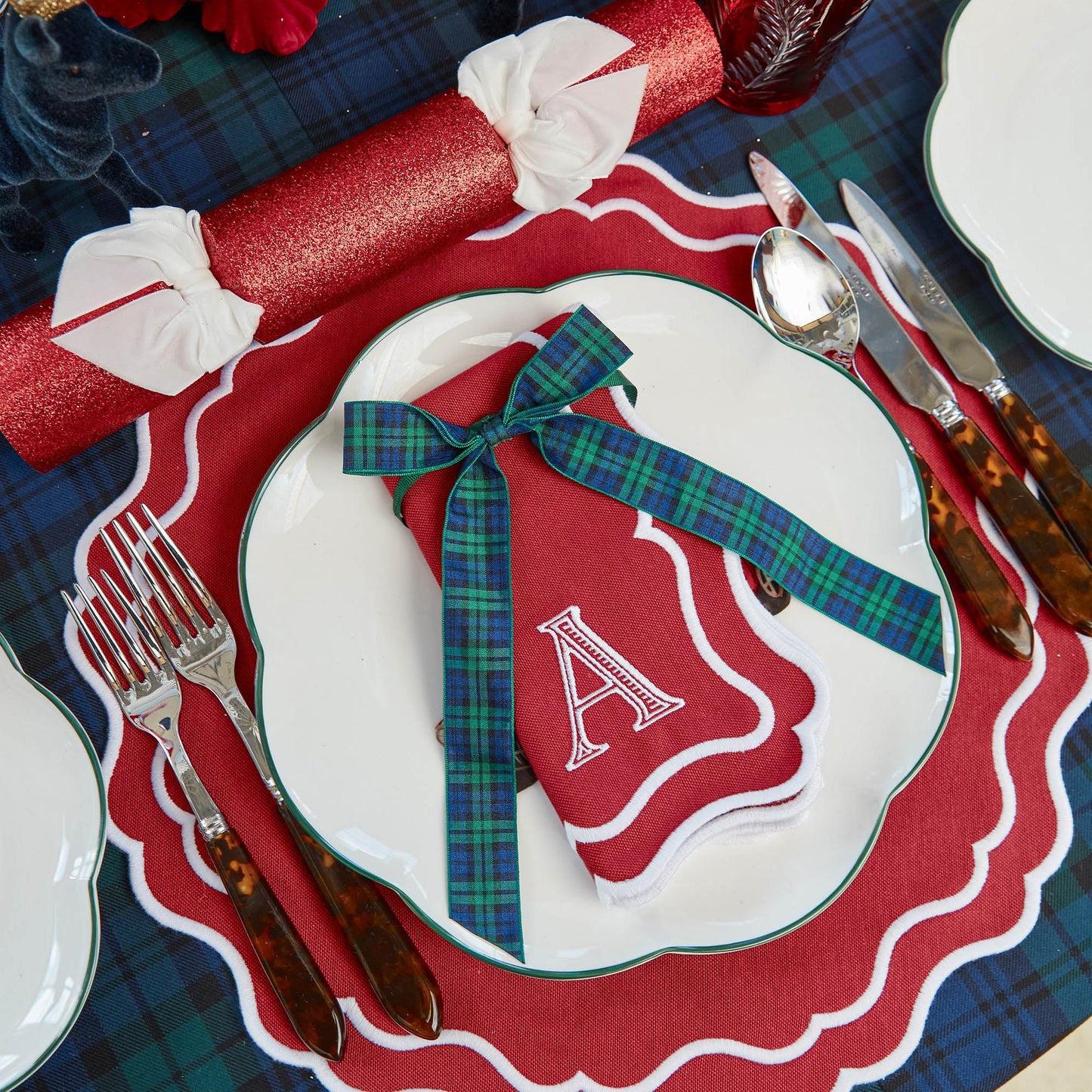 Berry Red Katherine Napkins (Set of 4)
