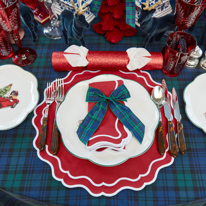 Berry Red Katherine Napkins (Set of 4)