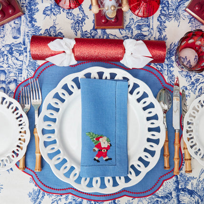Blue & Red Eloise Placemats (Set of 4)