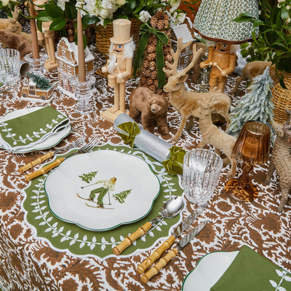 Chocolate Pheasant Tablecloth