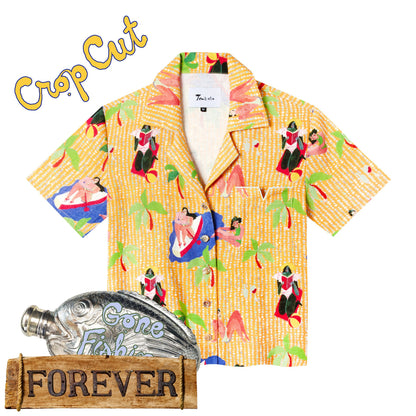 Ana Leovy x Tombolo ~ Crop Cut (Yellow)