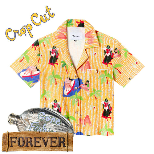 Ana Leovy x Tombolo ~ Crop Cut (Yellow)