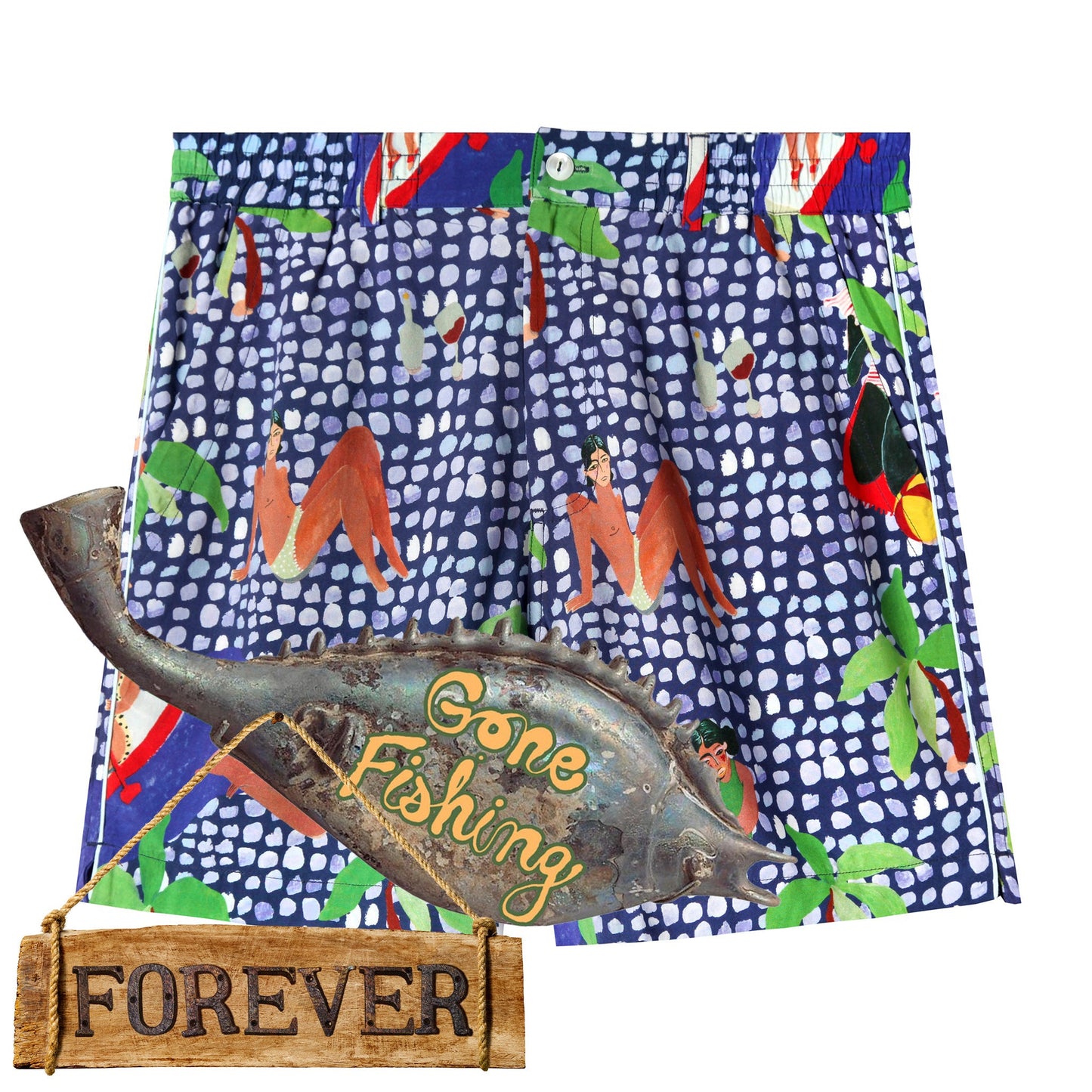 Ana Leovy x Tombolo Shorts (Blue)