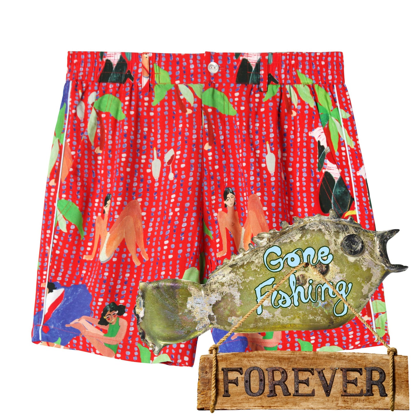 Ana Leovy x Tombolo Shorts (Red)