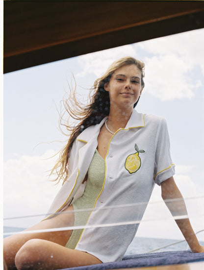 'Le Sirenuse' Limoncello Cabana (White)
