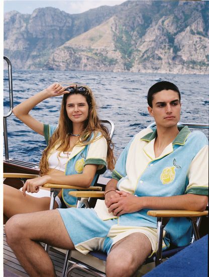 'Le Sirenuse' Limoncello Cabana (Color Block)