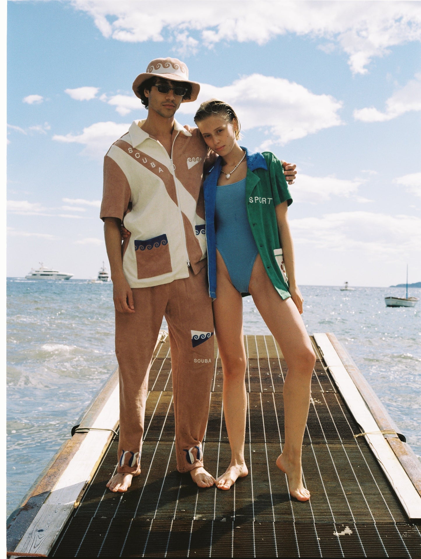 'Scuba' Cabana Pants x Hôtel Magique