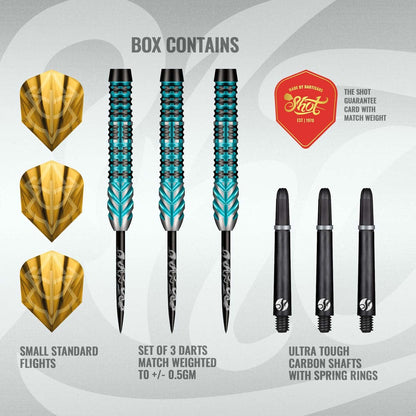 SHOT - 25g - Alchemy Volta - 90% Tungsten - Steel Tip Darts