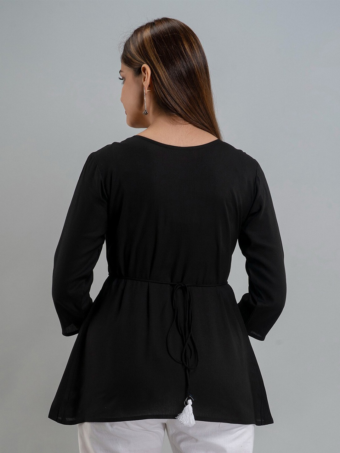 Black Embellished Top