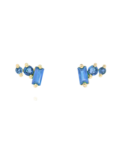 Gemstone Petite Post Earrings