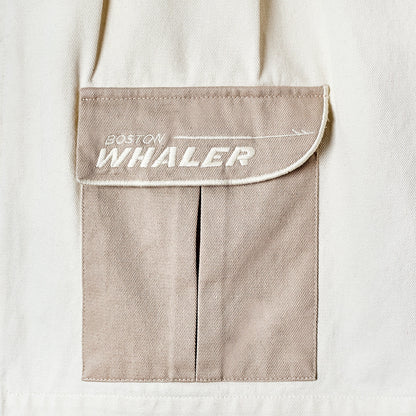 'Boston Whaler' Double-Pleated Shorts