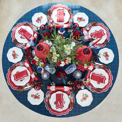 Berry Red Katherine Napkins (Set of 4)