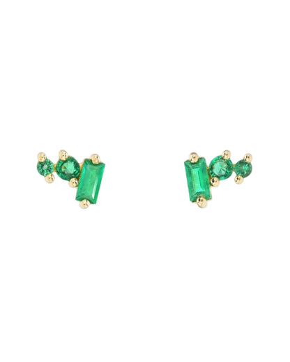 Gemstone Petite Post Earrings