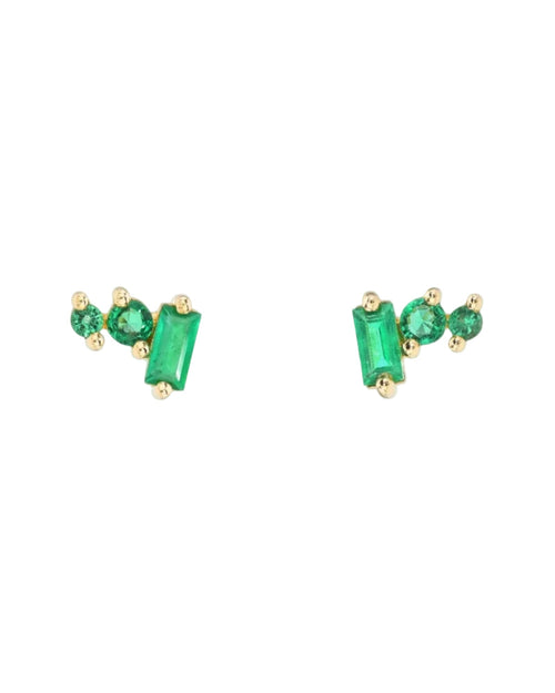 Gemstone Petite Post Earrings