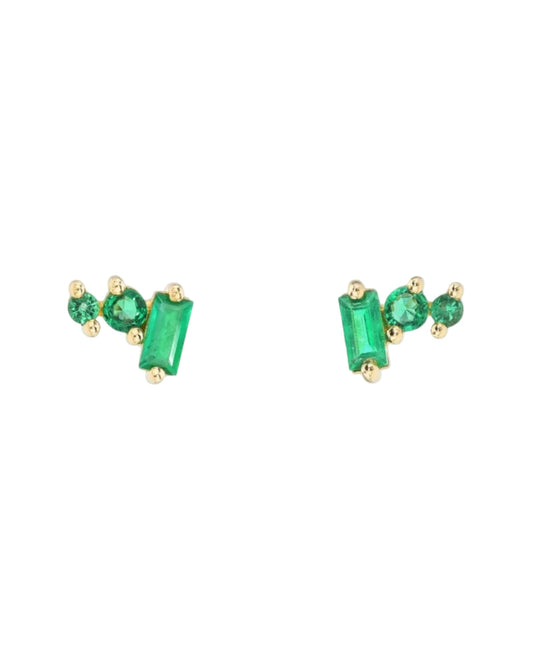 Gemstone Petite Post Earrings