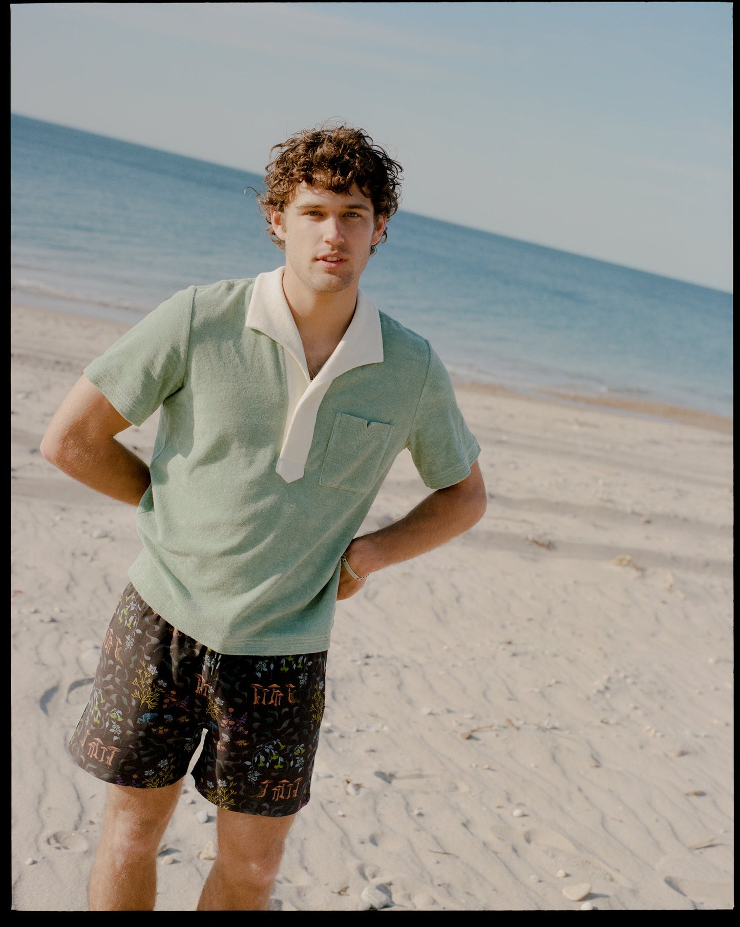 'Pleasant Trip' Swim Trunks