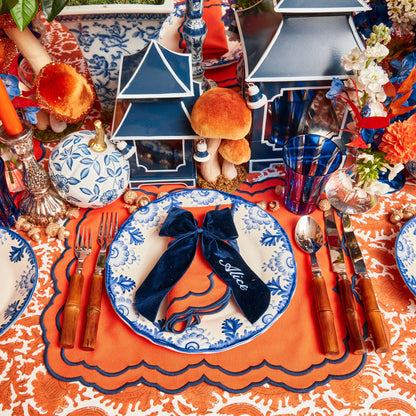 Royal Blue Positano Glasses (Set of 4)