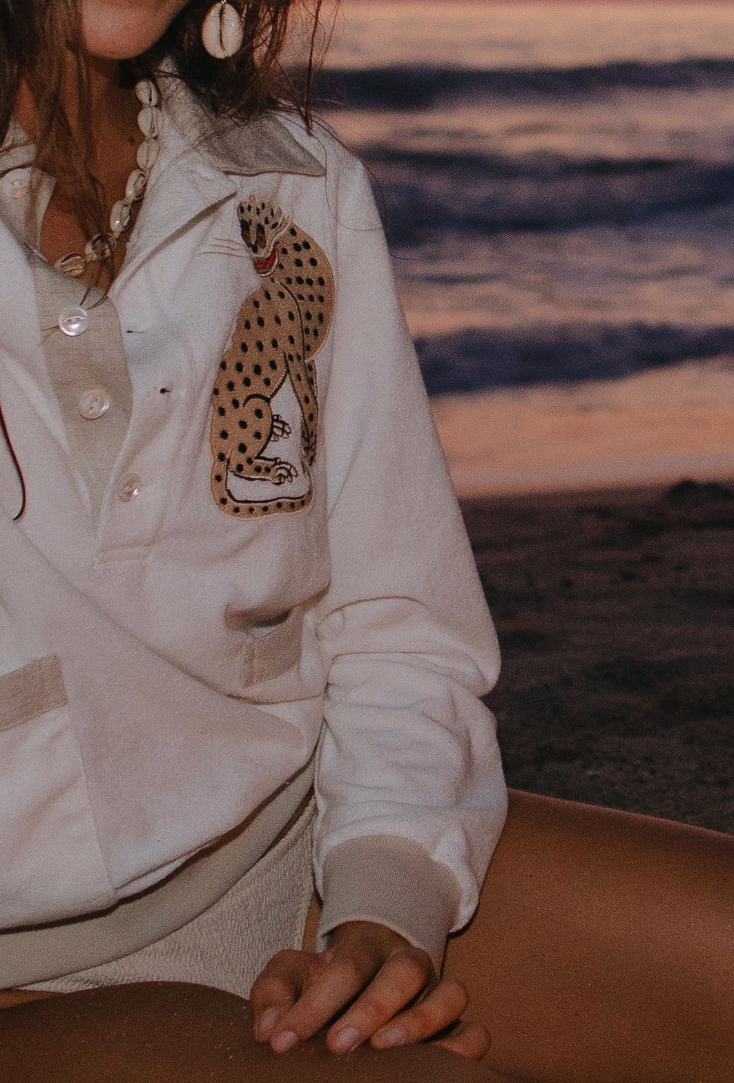 'Sun Leopard' Cabana (Long-Sleeve)