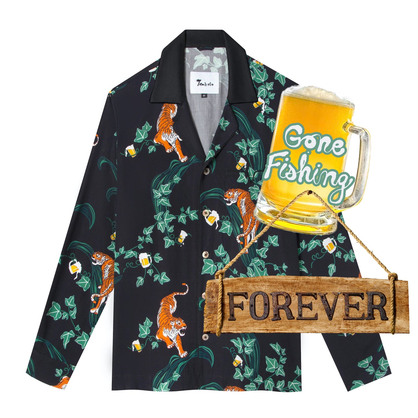 Crouching Tiger, Hidden Beverage (Long-Sleeve)