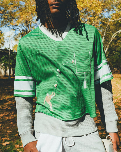 ‘Doink!’ ~ Relaxed Crop Cut (Green)