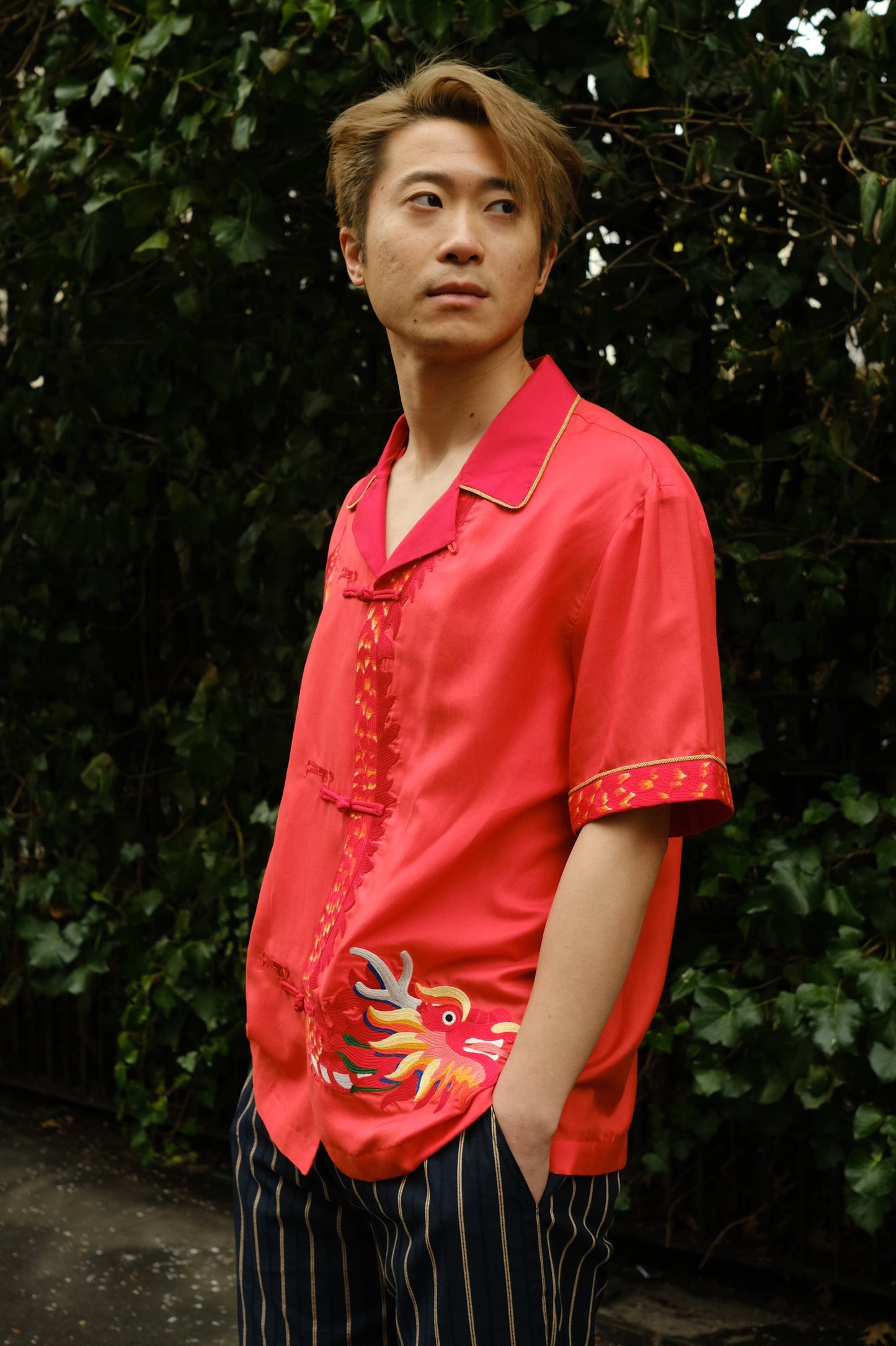 'Jiannan Wu x Tombolo' Wood Dragon (Silk & Cotton Twill)