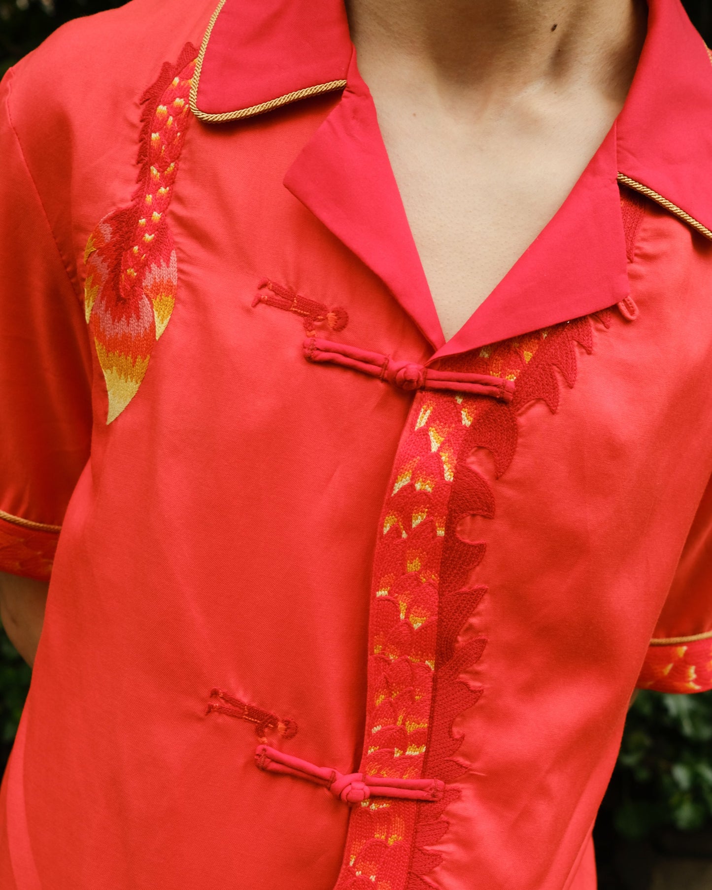 'Jiannan Wu x Tombolo' Wood Dragon (Silk & Cotton Twill)
