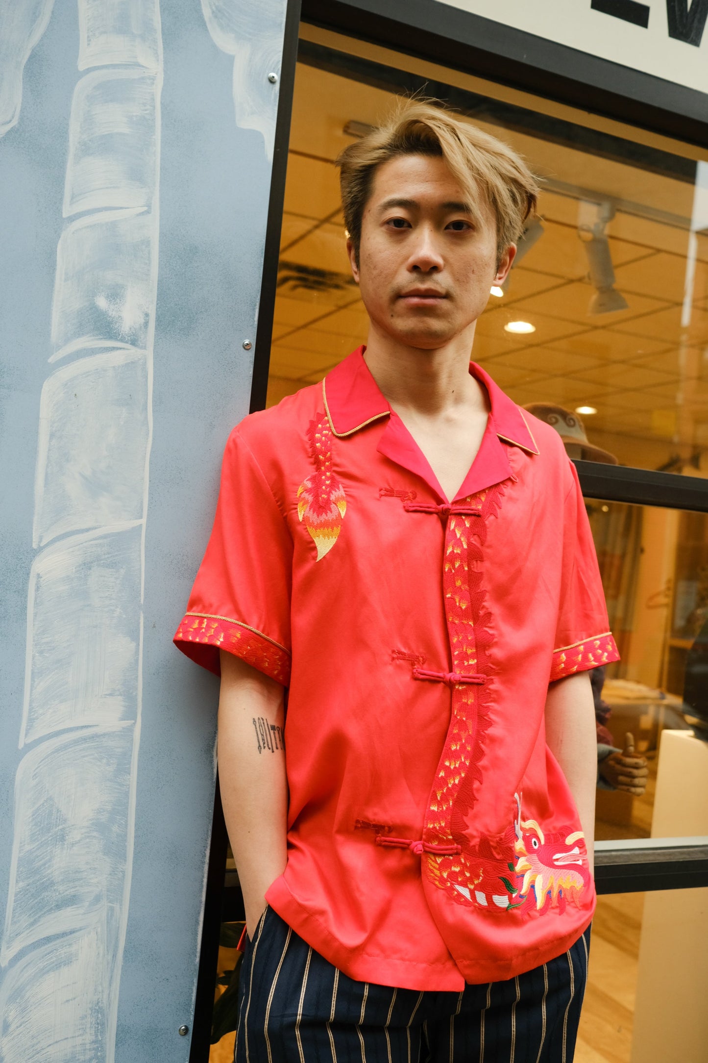 'Jiannan Wu x Tombolo' Wood Dragon (Silk & Cotton Twill)