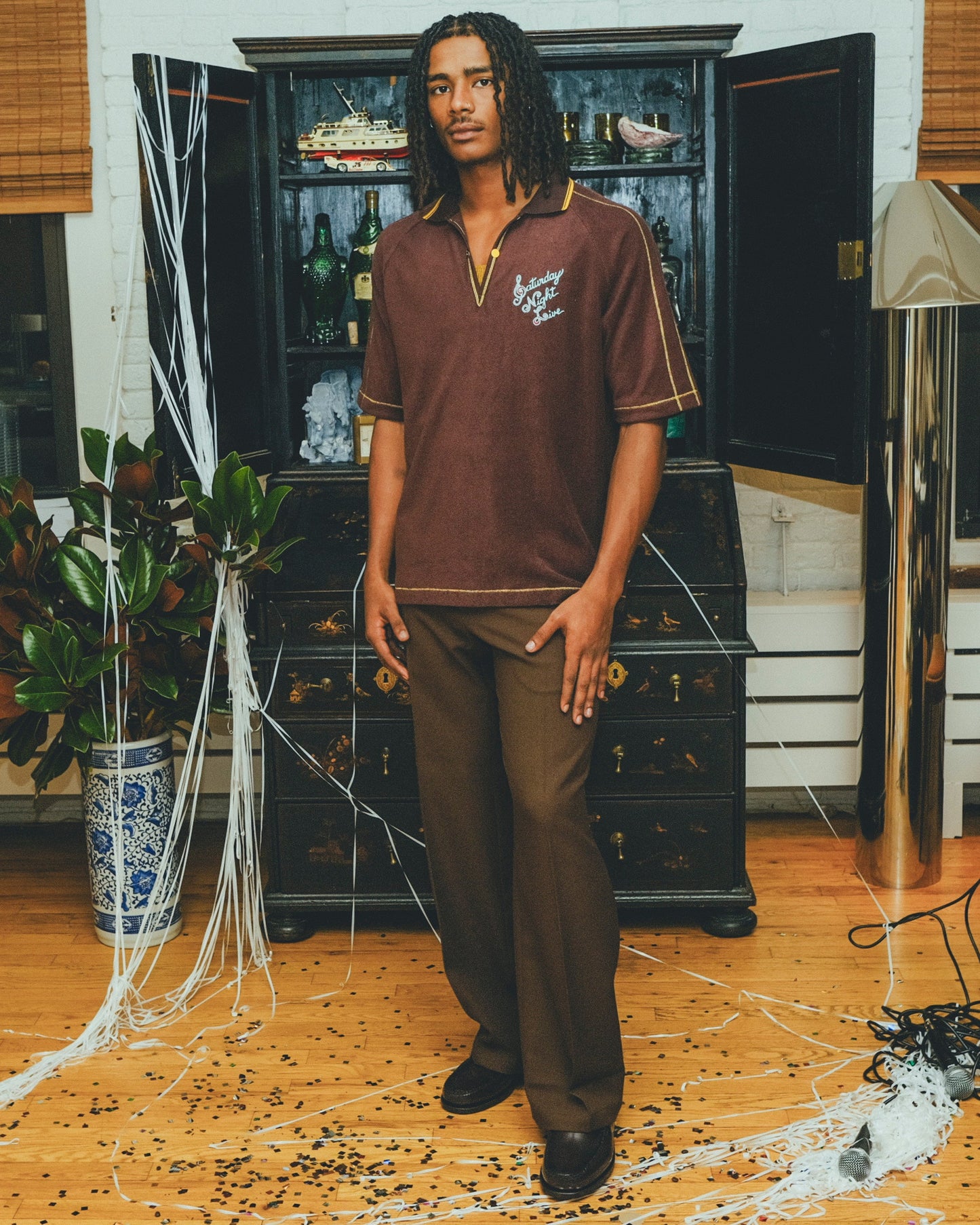 'SNL' Raglan Terry Polo