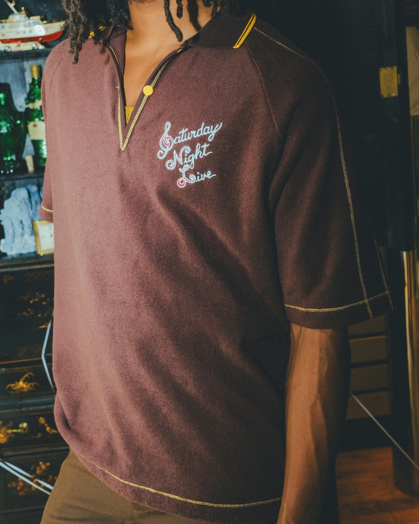 'SNL' Raglan Terry Polo