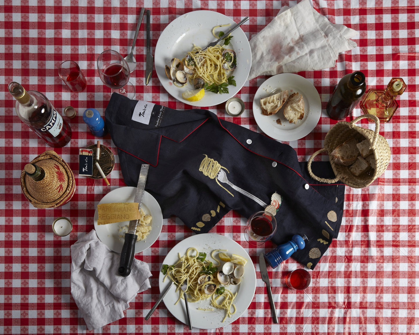 'Vongole!' Cabana (Navy)