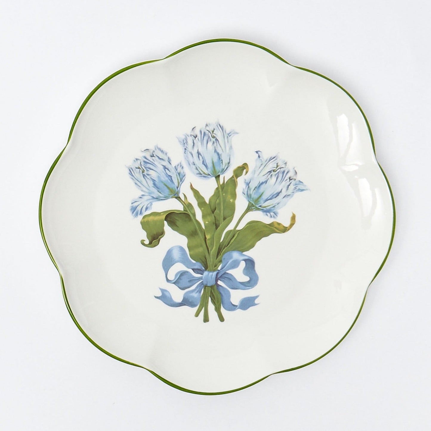 Blue Tulip Dinner Plate