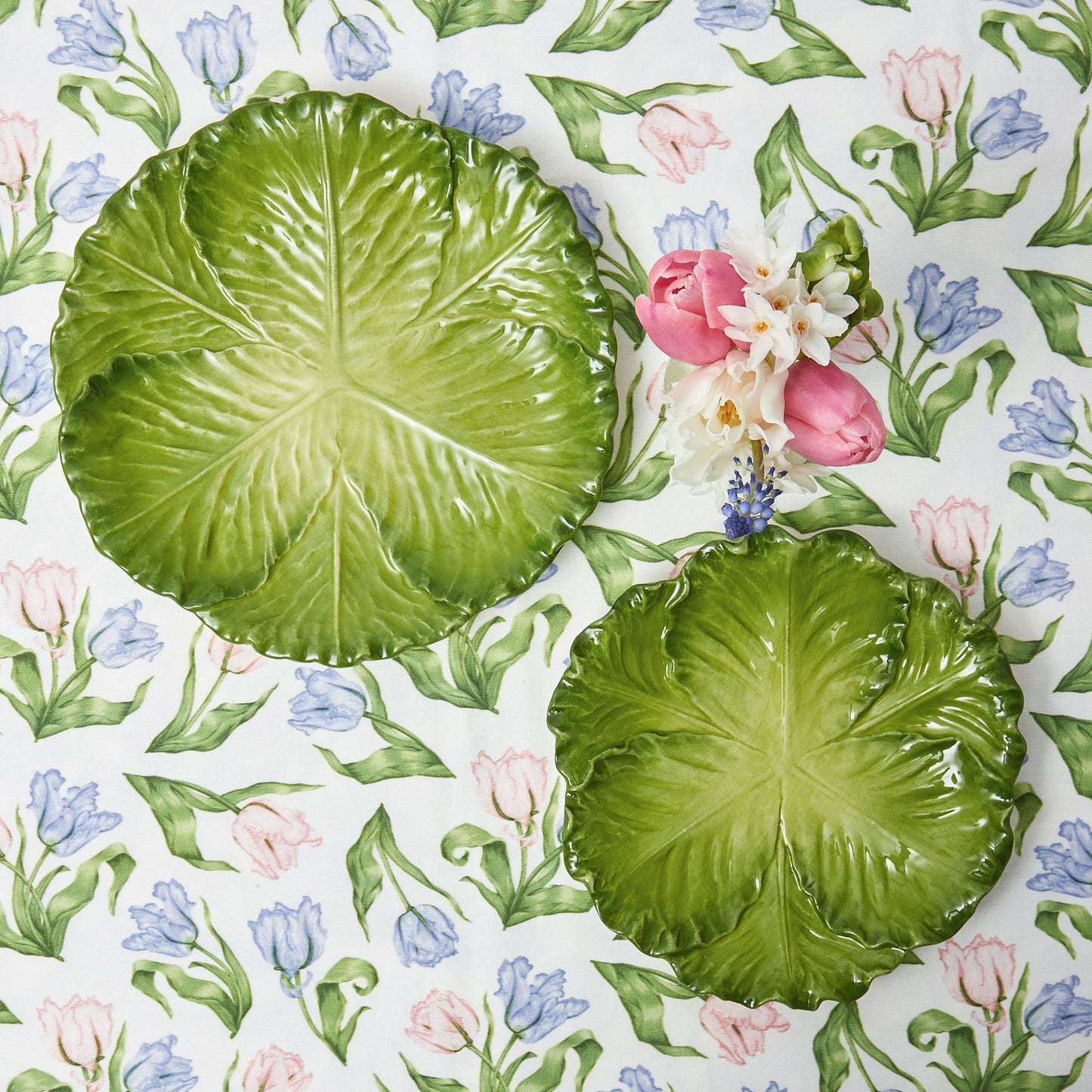 Green Serena Cabbage Dinner Plate