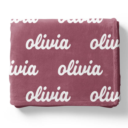 Cotton Candy Personalized Color Blanket