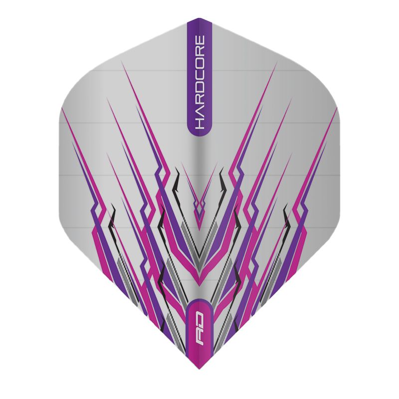 RED DRAGON - Hardcore Purple Mohawk Dart Flights