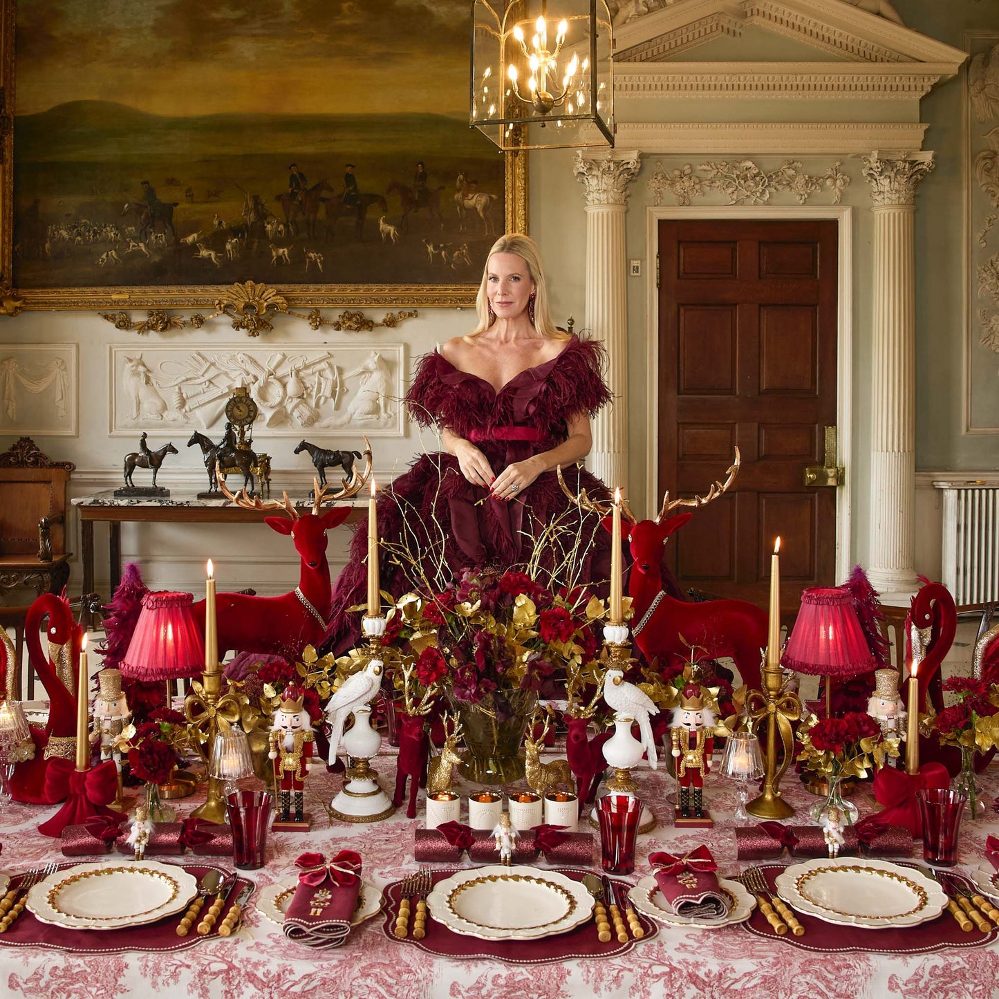 Gold Laurel Dinner Plate