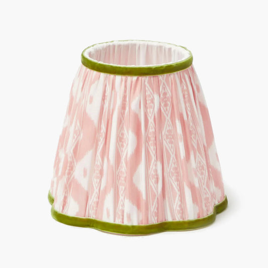 Pink & Green Ikat Lampshade (18cm)