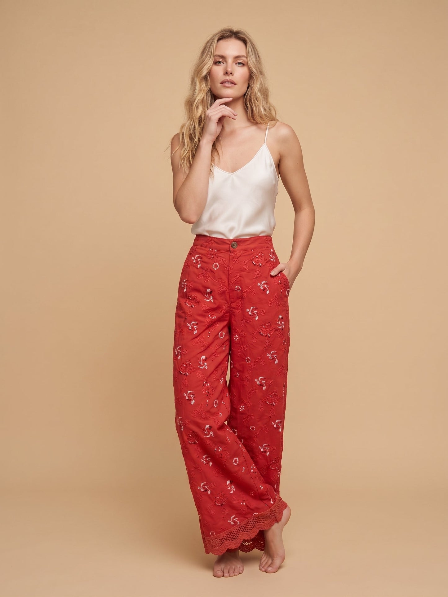 Johnny Was Gardenia Lauchlen Pants C66225-7