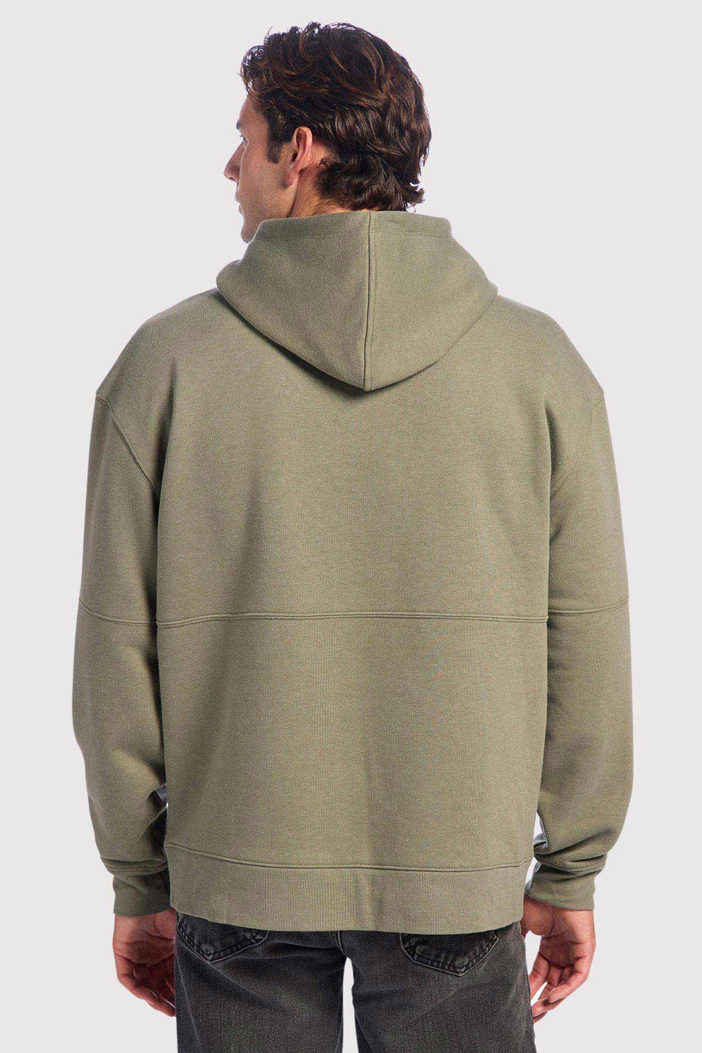 Vintage Fleece Men's Hoodie | Olive