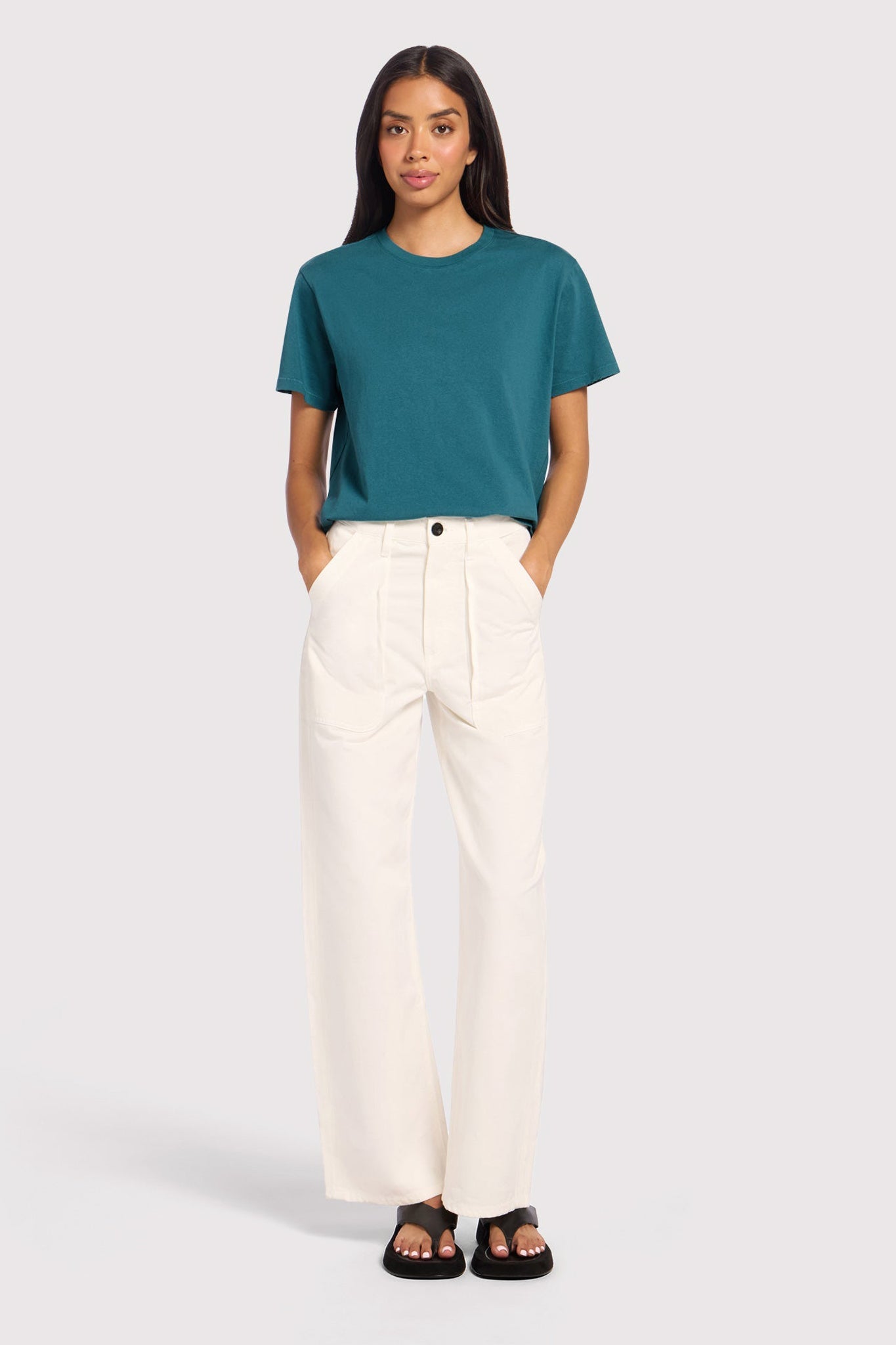 Vintage Cotton Everyday T-Shirt | Faded Lagoon