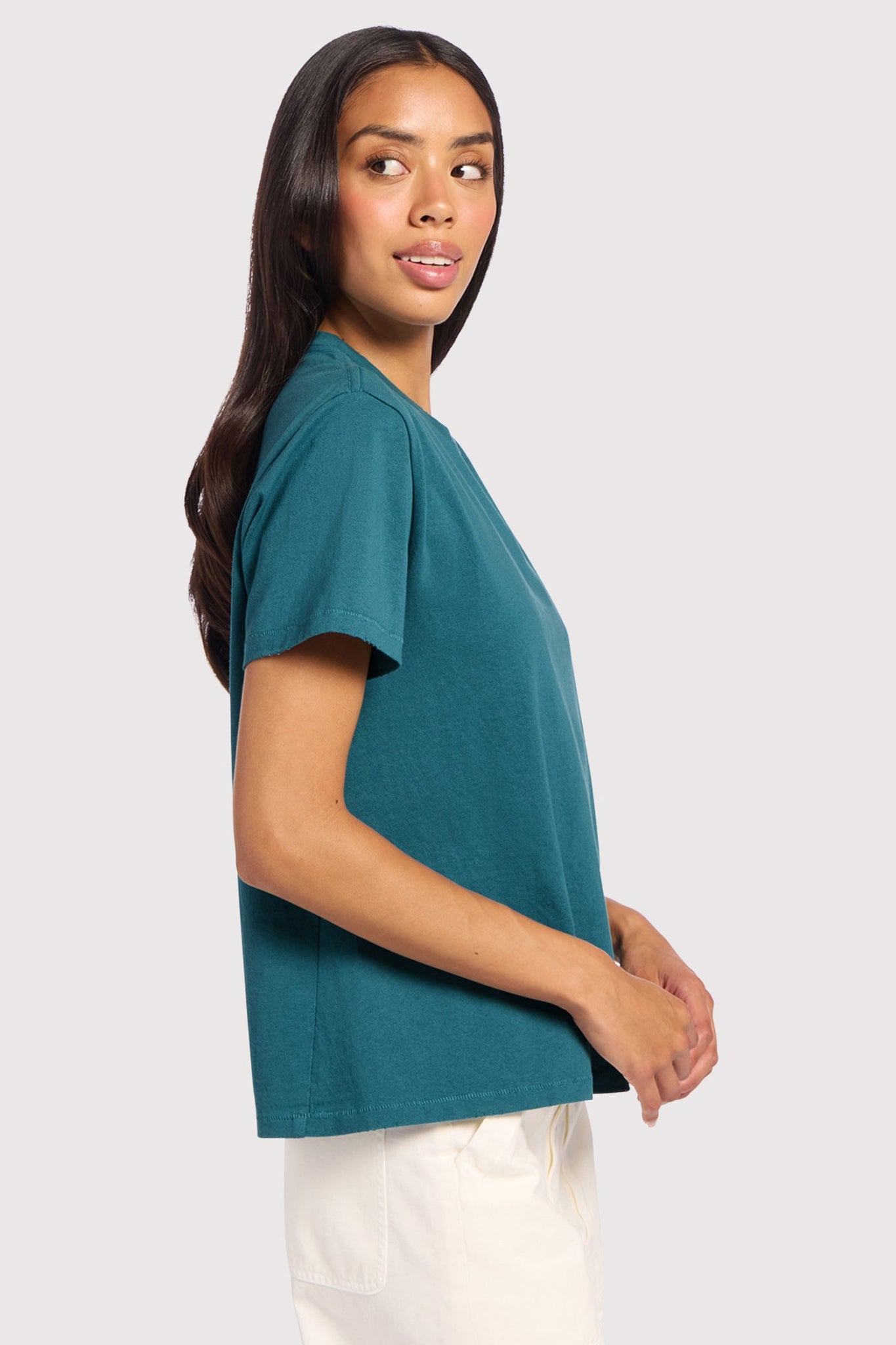 Vintage Cotton Everyday T-Shirt | Faded Lagoon