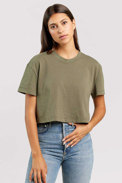 Vintage Cotton Cropped Tee