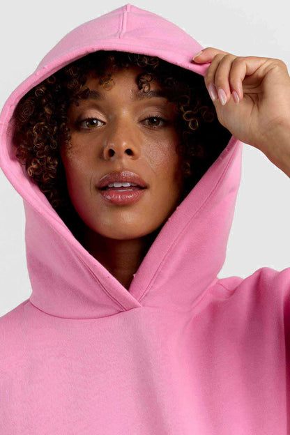 Vintage Fleece Hoodie | Bubblegum Pink