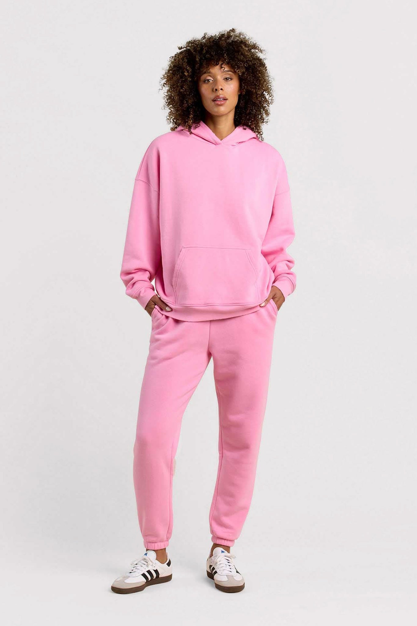 Vintage Fleece Hoodie | Bubblegum Pink