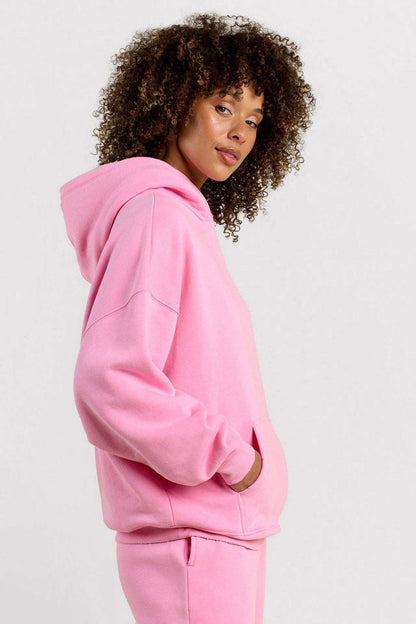 Vintage Fleece Hoodie | Bubblegum Pink