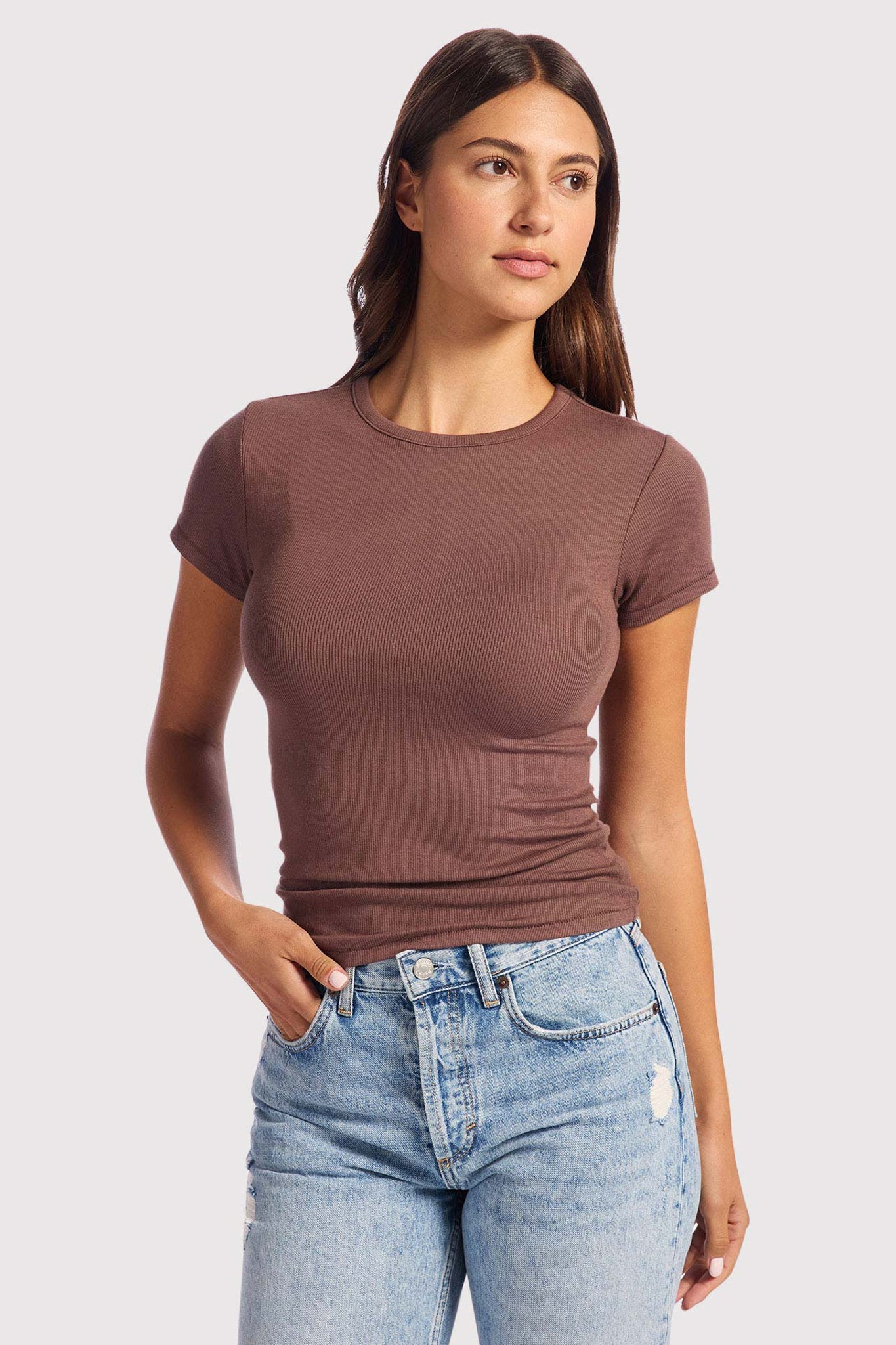 Slinky Rib Tee