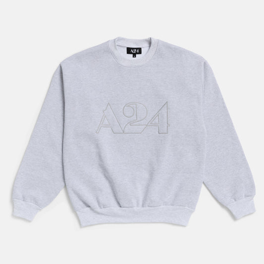 Grey Logo Outline Crewneck