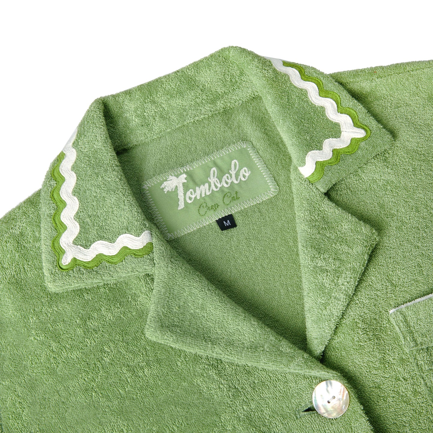 'Rick Rack' Cabana ~ Crop Cut (Green)