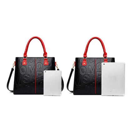 PU Leather Casual Crossbody Bags for Women Ladies Luxury Designer Tote Handbag Female Large Capacity Travel Shoulder Bag Sac