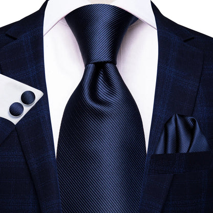 Hi-Tie 8.5cm Business Black Solid Paisley 100% Silk Men's Tie Neck Strip Ties for Men Formal Luxury Wedding Neckties Gravatas