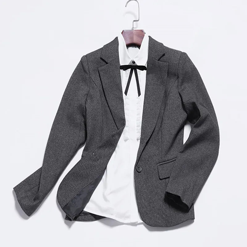 NAVIU New Fashion 2 Pieces Set Women Pant Suit Slim Work Wear Office Ladies Long Sleeve Blazer and Trousers Outfits